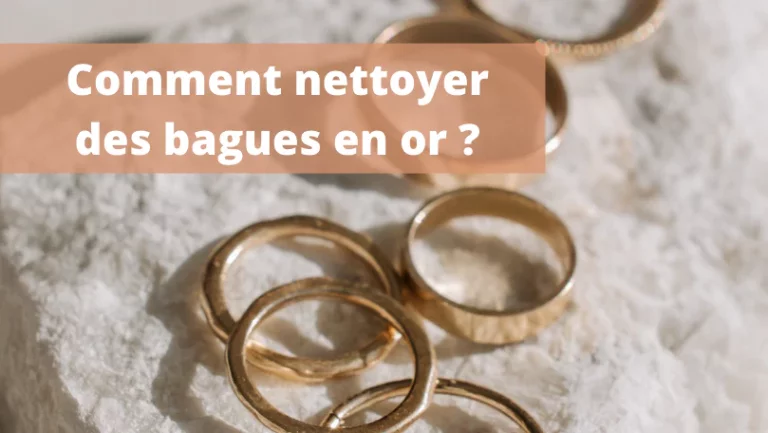 Comment nettoyer des bagues en or