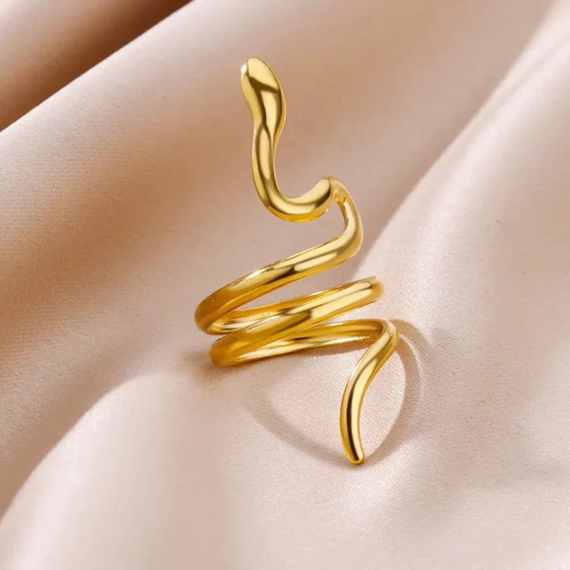 Bague Serpent Theros - Acier Inoxydable