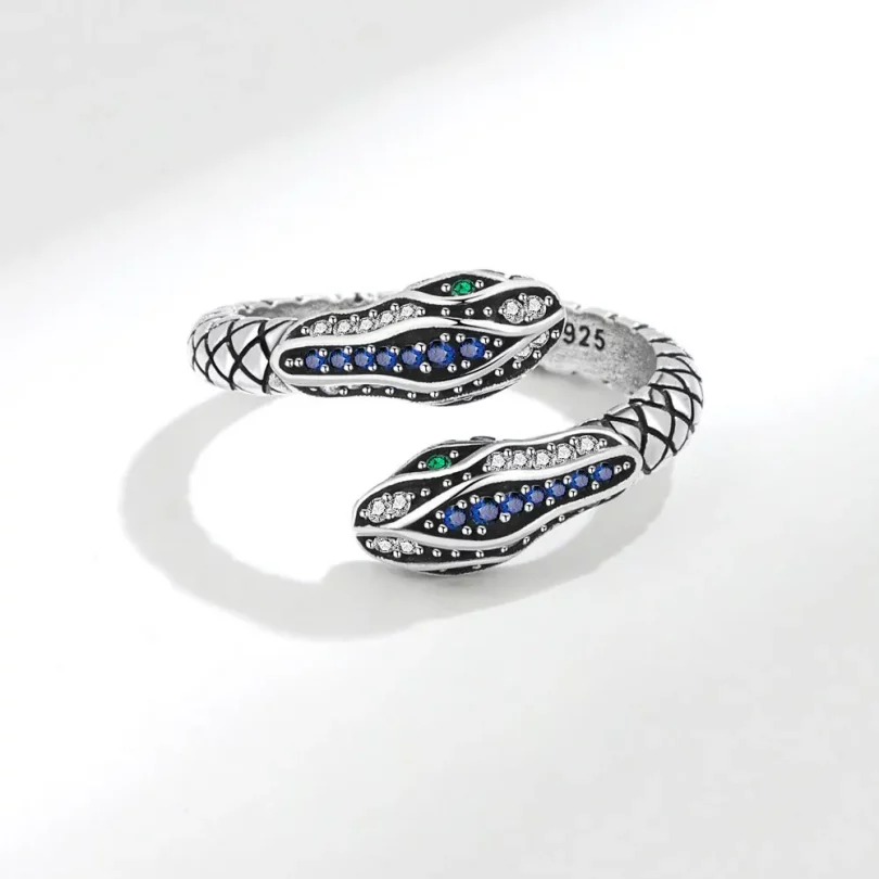 Bague Serpent Elektrae - Argent – Image 3
