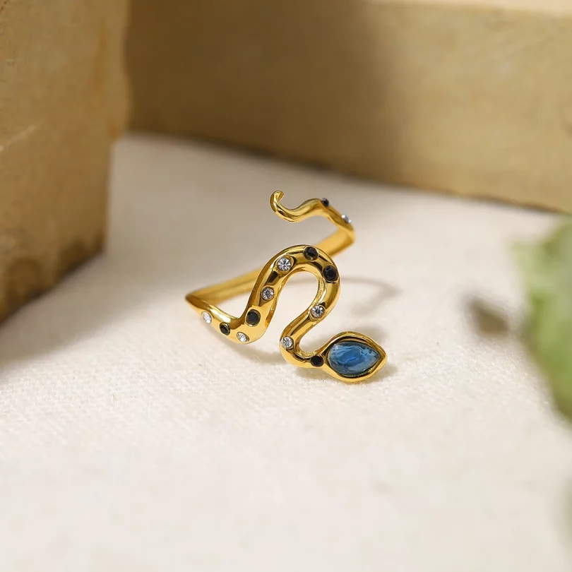 Bague Serpent Héméra - Acier Inoxydable – Image 2