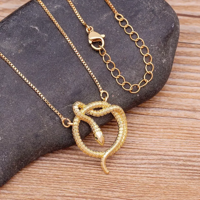 Collier Serpent Elektrae - Cuivre – Image 2