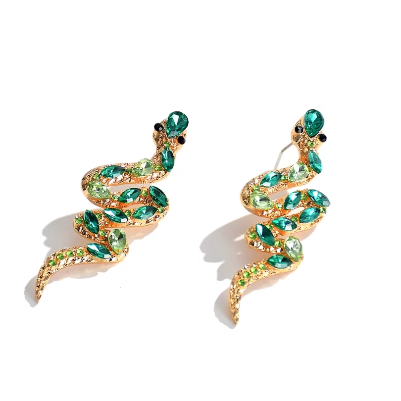 Boucles D'Oreilles Serpent Calypheia