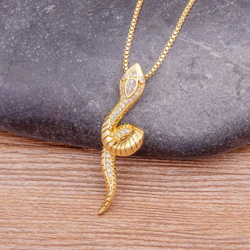 Collier Serpent Calypheia - Cuivre
