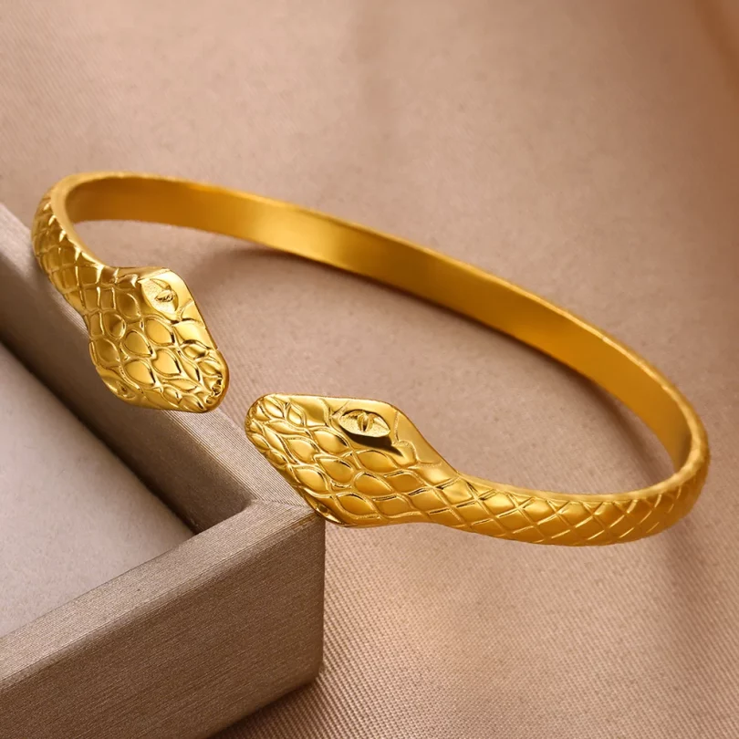 Bracelet Serpent Myron - Acier Inoxydable