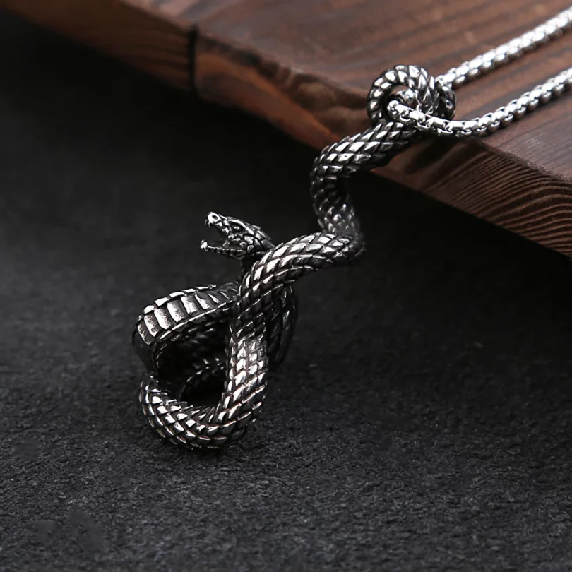 Collier Serpent Callianeira - Acier inoxydable