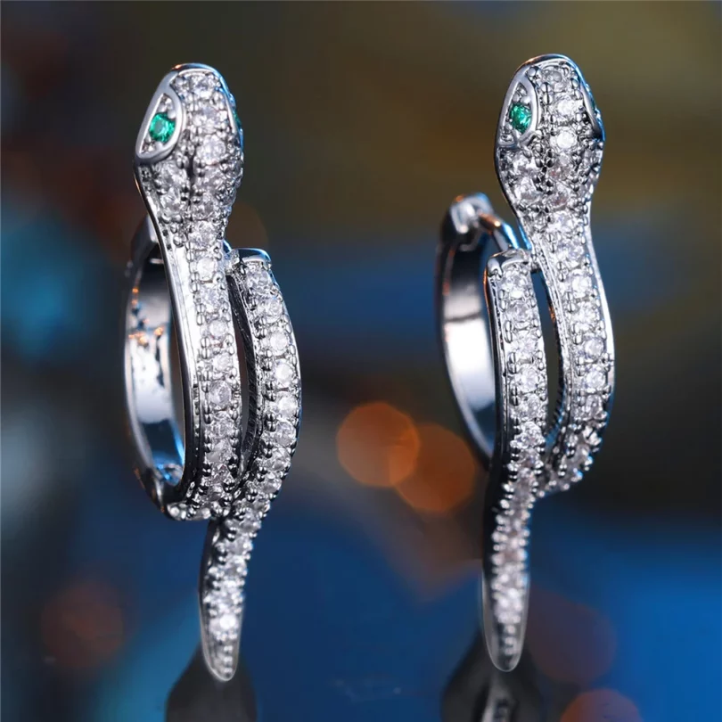 Boucles D'Oreilles Serpent  Phaedra – Image 2