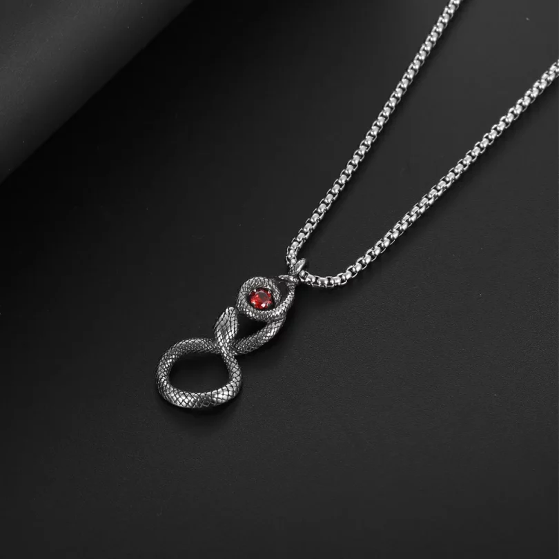 Collier Serpent Ligeia - Acier inoxydable – Image 3