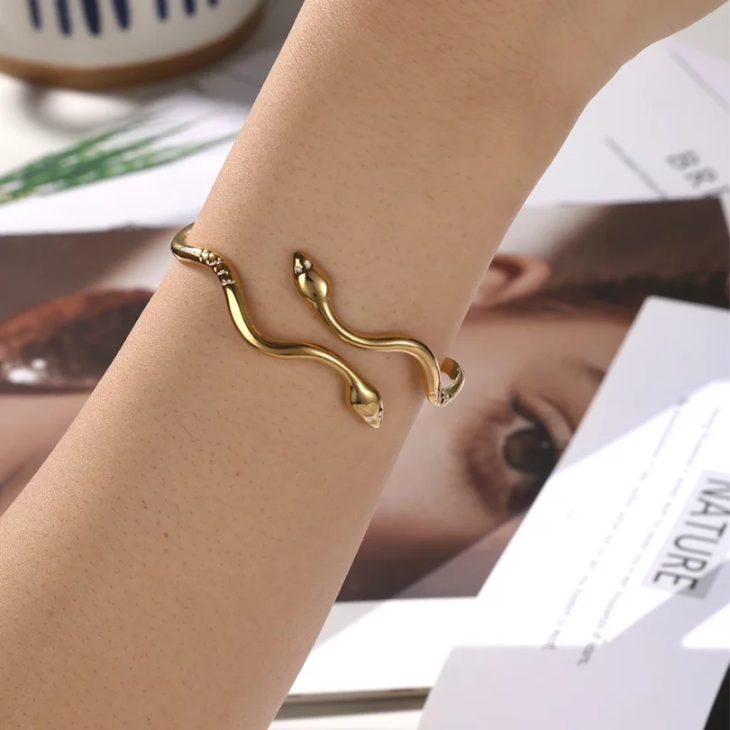 Bracelet Serpent Aphrodite - Acier Inoxydable – Image 2