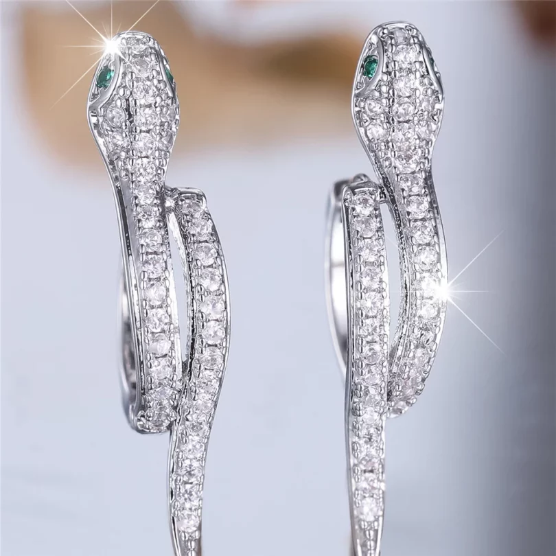 Boucles D'Oreilles Serpent  Phaedra – Image 3