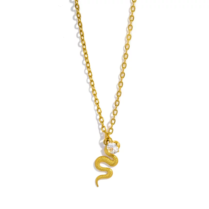Collier Serpent Theros - Acier inoxydable