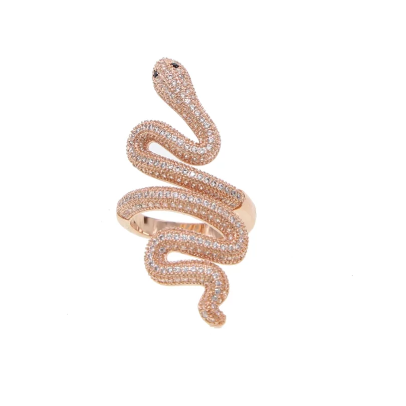 Bague Serpent Électra - Plaqué Or – Image 2