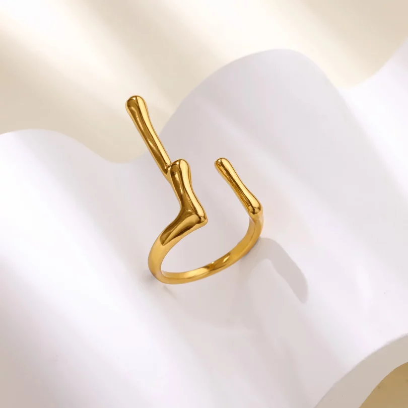 Bague Serpent Perséphone - Plaqué Or – Image 2