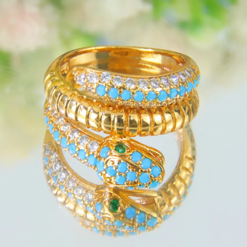 Bague Serpent Nyx - Plaqué Or – Image 5