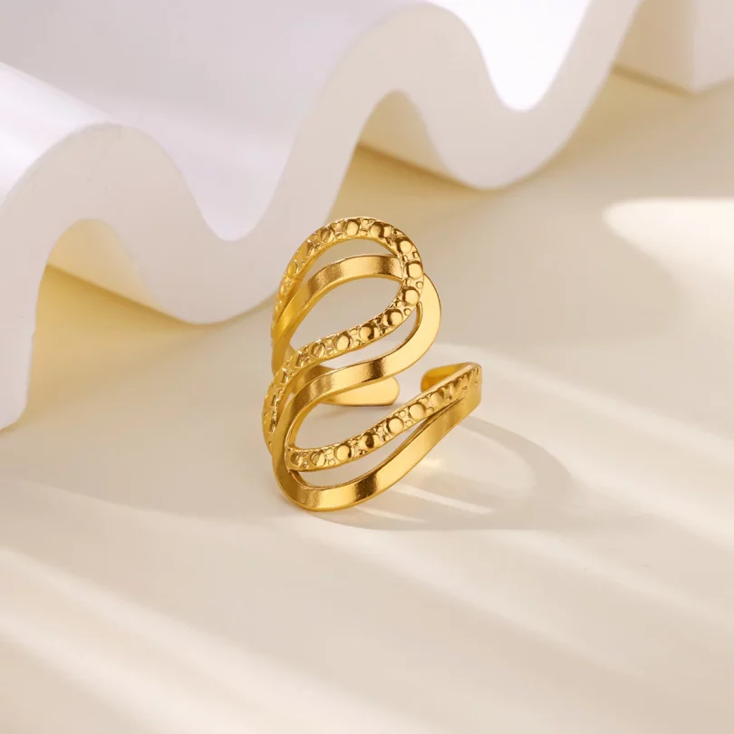 Bague Serpent Perséphone - Plaqué Or – Image 9