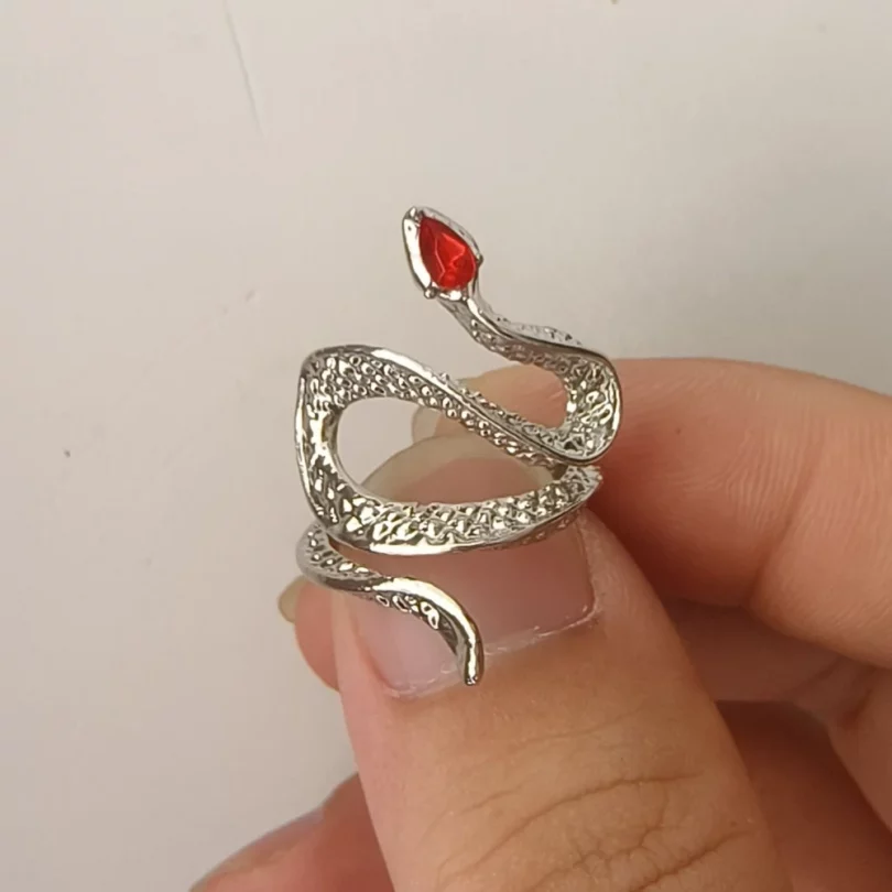 Bague Serpent Némésis - Acier Inoxydable – Image 5