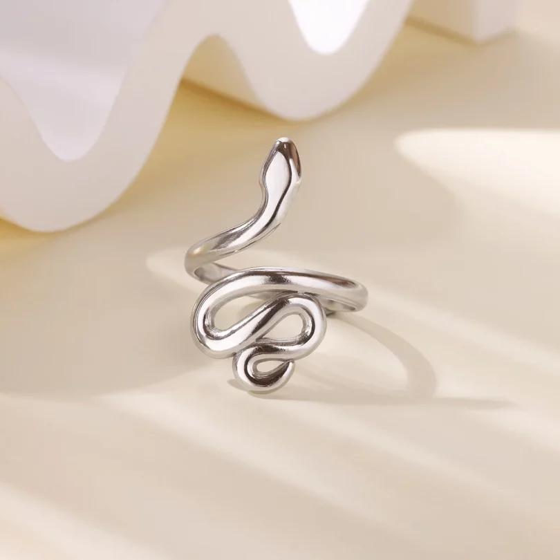Bague Serpent Perséphone - Plaqué Or – Image 8