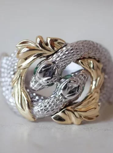 Bague Serpent Héra - Acier Inoxydable