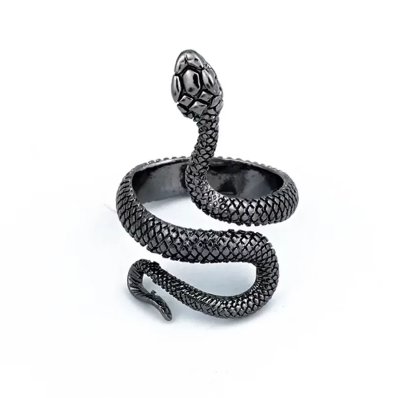 Bague Serpent Athéna - Acier Inoxydable – Image 4