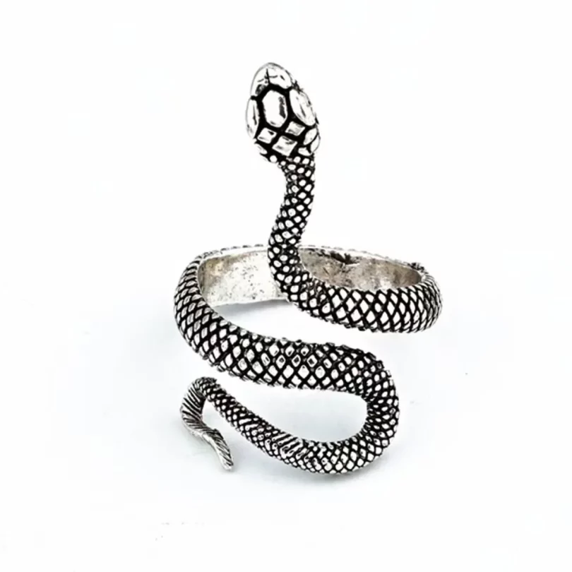 Bague Serpent Athéna - Acier Inoxydable – Image 6