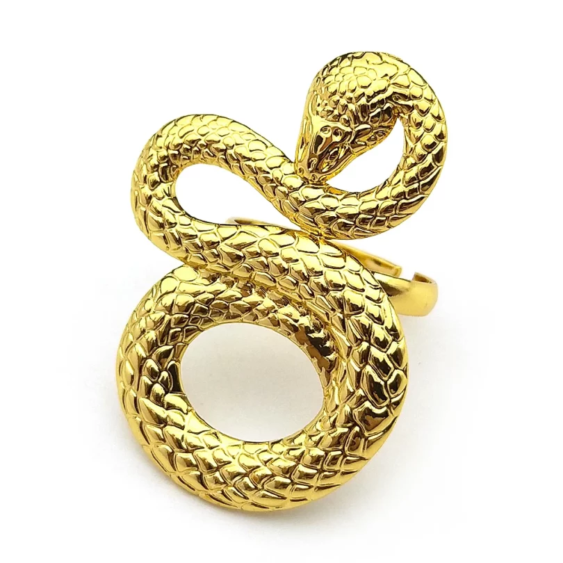 Bague Serpent Calypso - Plaqué Or – Image 5