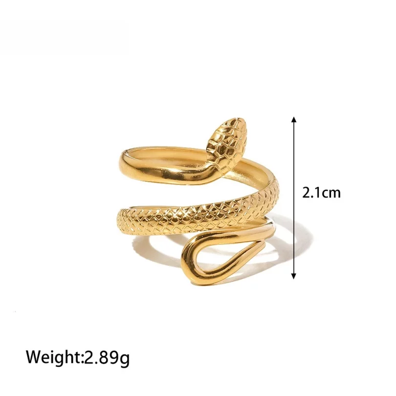 Bague Serpent Artémis - Plaqué Or – Image 9