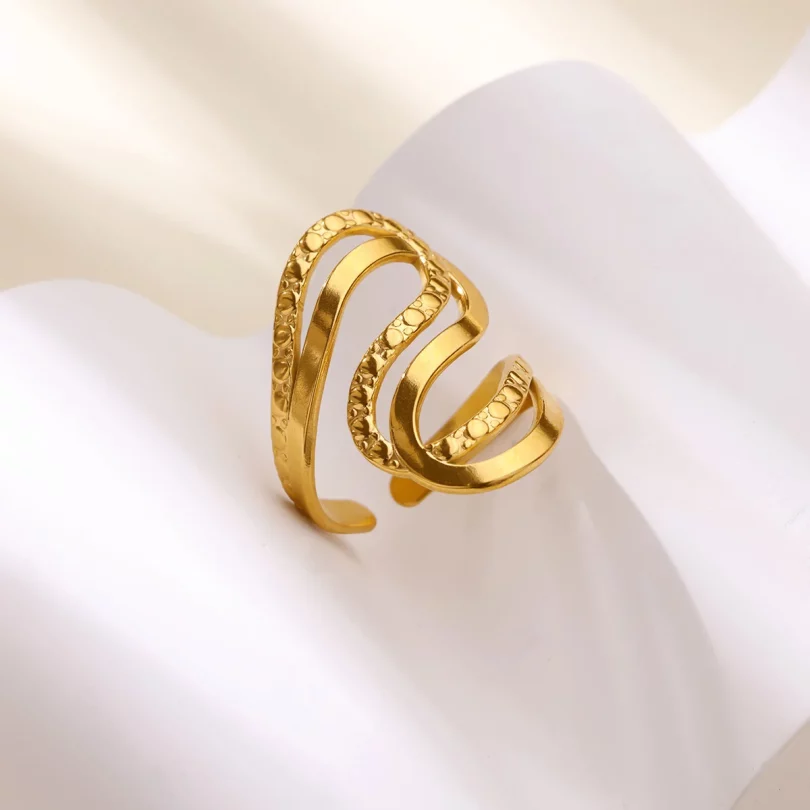Bague Serpent Perséphone - Plaqué Or – Image 3