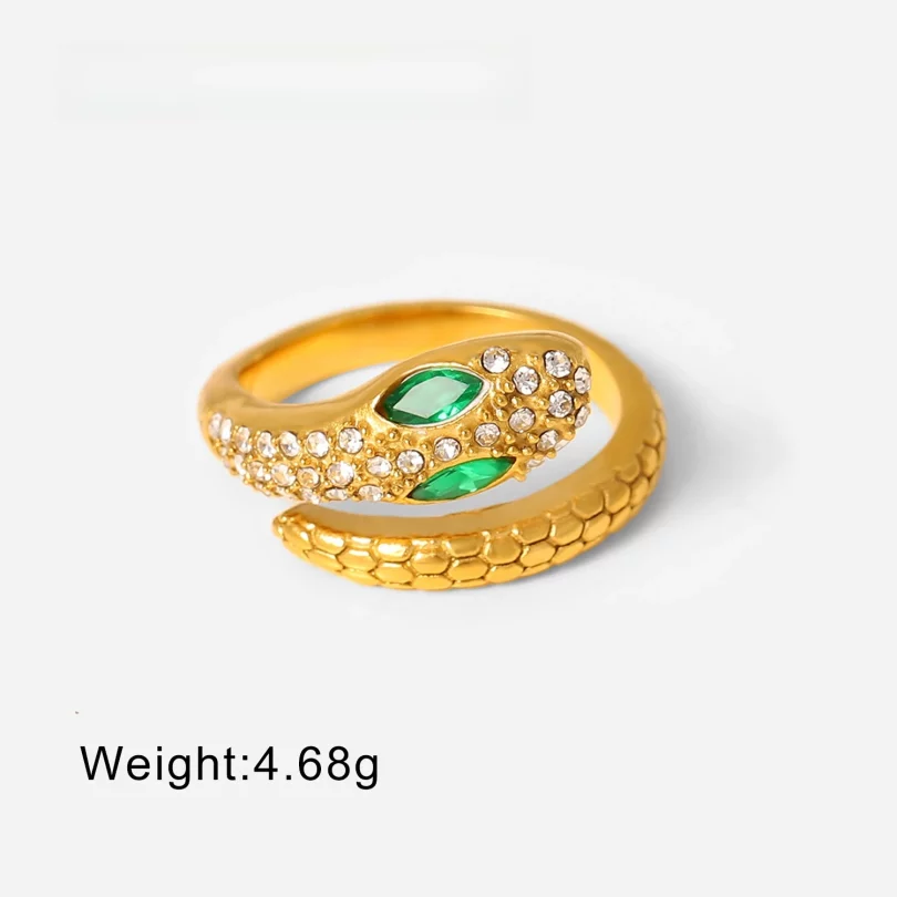 Bague Serpent Artémis - Plaqué Or – Image 16