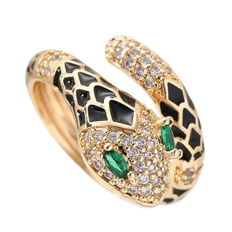 Bague Serpent Aphrodite - Plaqué Or – Image 13