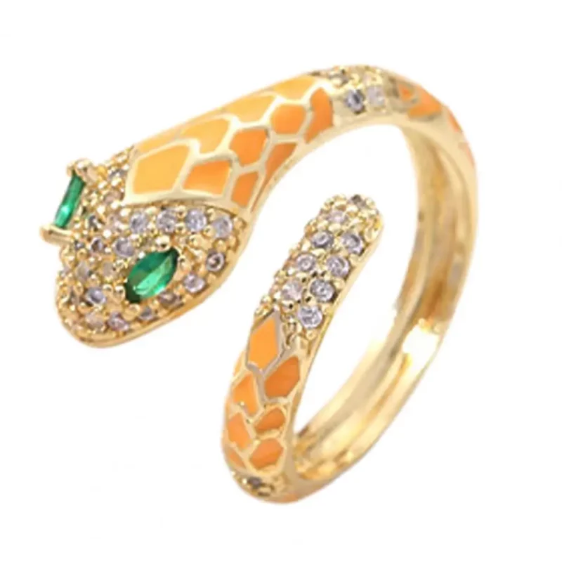 Bague Serpent Aphrodite - Plaqué Or – Image 7