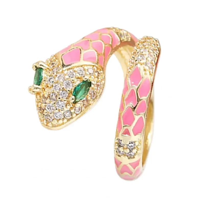 Bague Serpent Aphrodite - Plaqué Or – Image 11