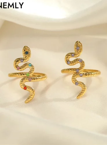 Bague Serpent Hécate - Plaqué Or
