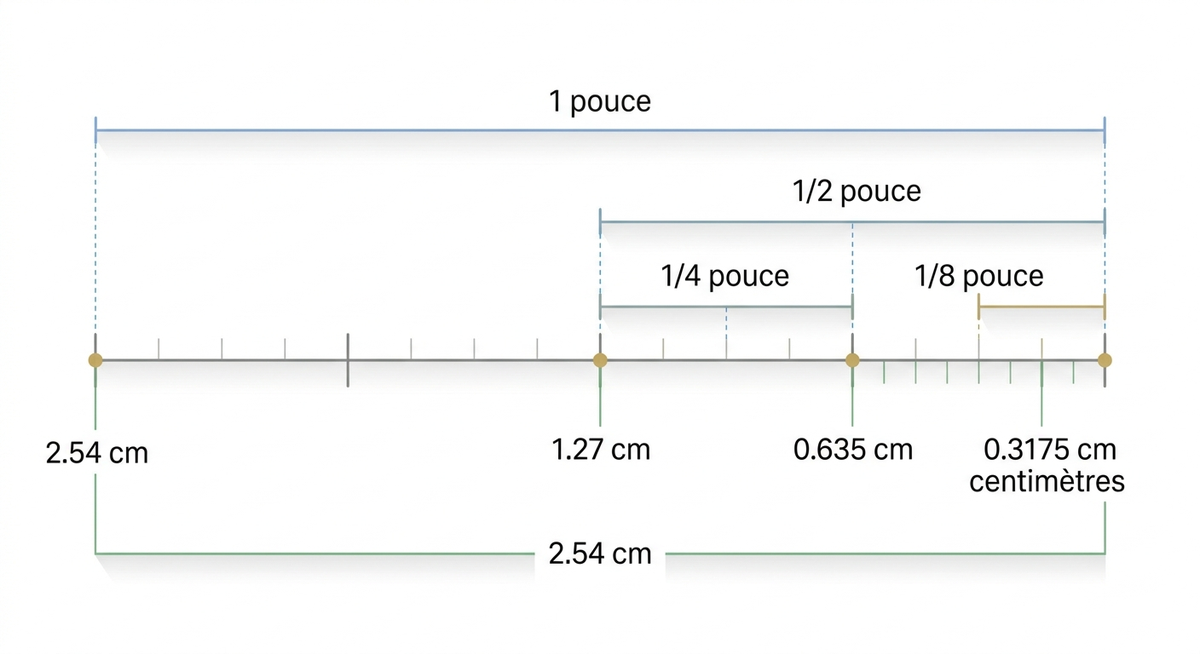 1 inch en cm : conversion exacte, tableau et calculatrice 2 1 inch inch — image 1