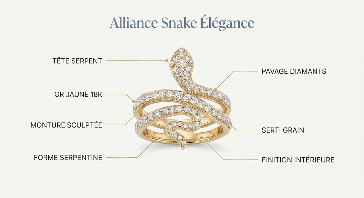 Alliance en diamant femme et homme : or blanc, or jaune, platine 4 alliance en diamant — image 2