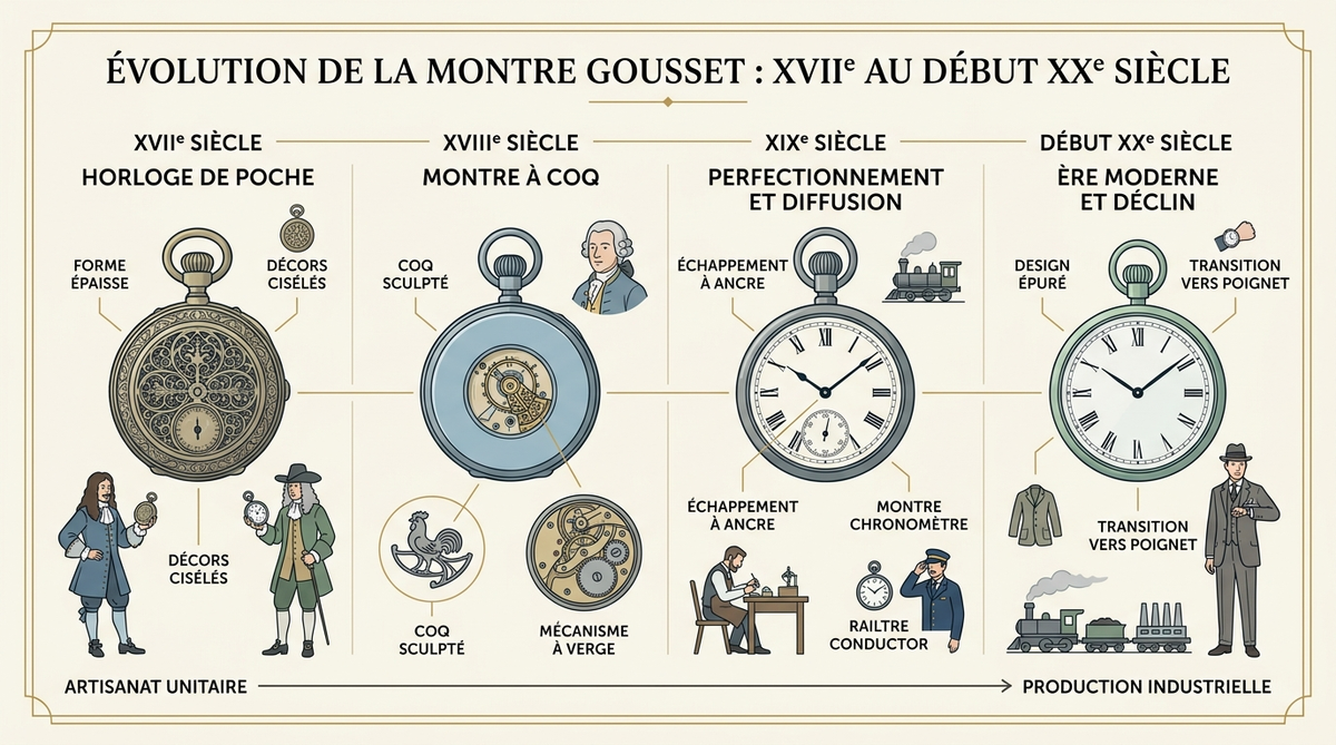 Montres gousset anciennes : collection et guide d'achat 4 anciennes montres gousset — image 2