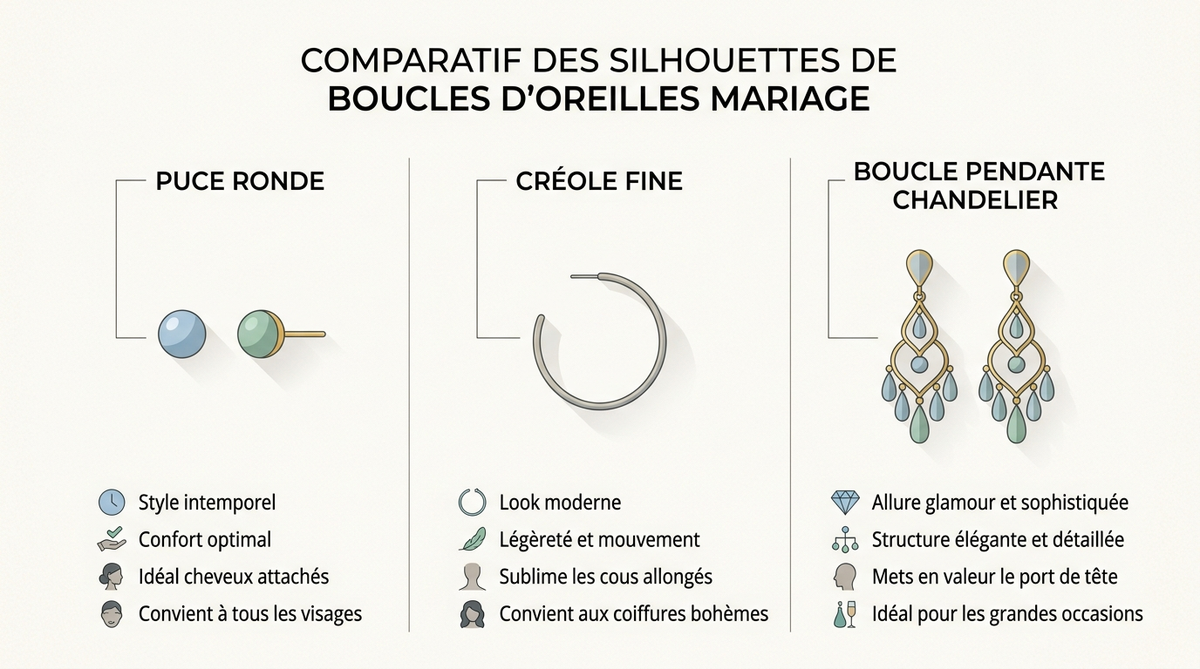 Boucles d'oreilles mariage : le guide complet pour choisir 3 boucle d'oreille mariage — image 1