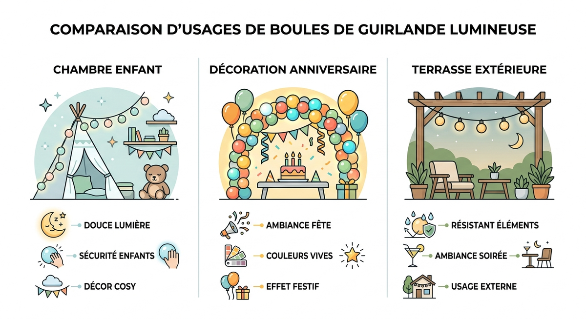 Boules pour guirlande lumineuse : trouvez la vôtre 3 boule pour guirlande lumineuse — image 1