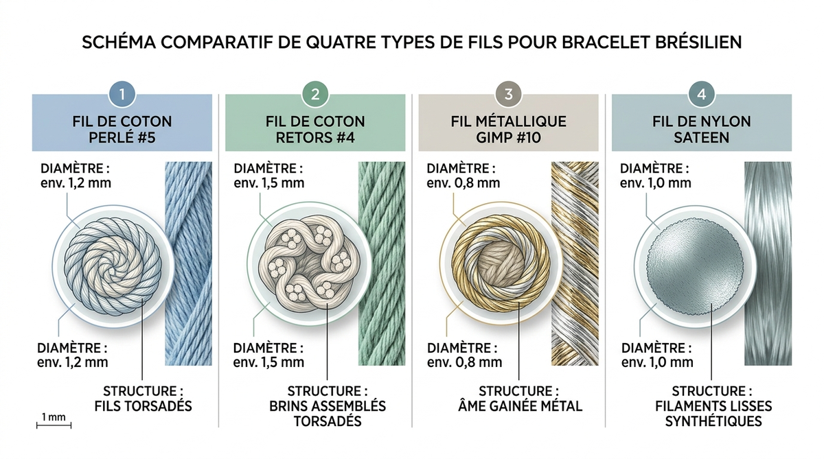 Bracelet brésilien fil : choisir et utiliser en 2026 3 bracelet brésilien fil — image 1