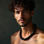 collier perle homme featured