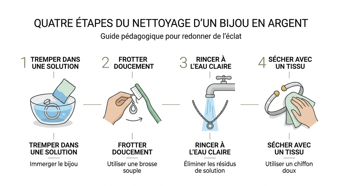 Comment nettoyer ses bijoux en argent : guide pratique 3 comment nettoyer bijoux en argent — image 1