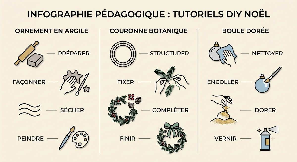 Déco Noël chic à faire soi-même : idées DIY raffinées 4 déco noël chic faire soi-même — image 2