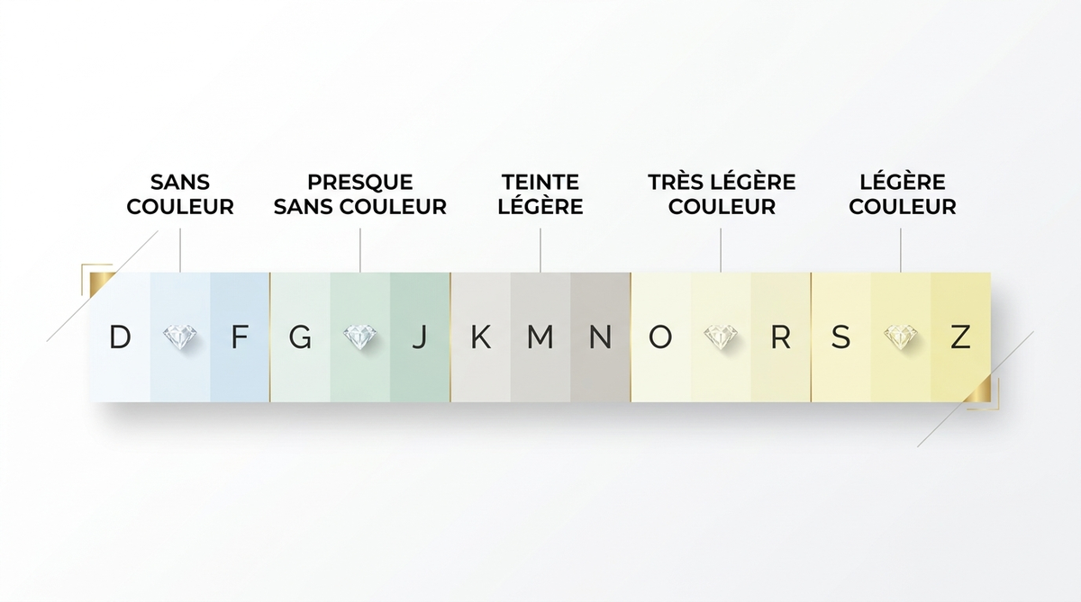 Diamant couleur : échelle, grades et impact sur le prix 3 diamant couleur — image 1