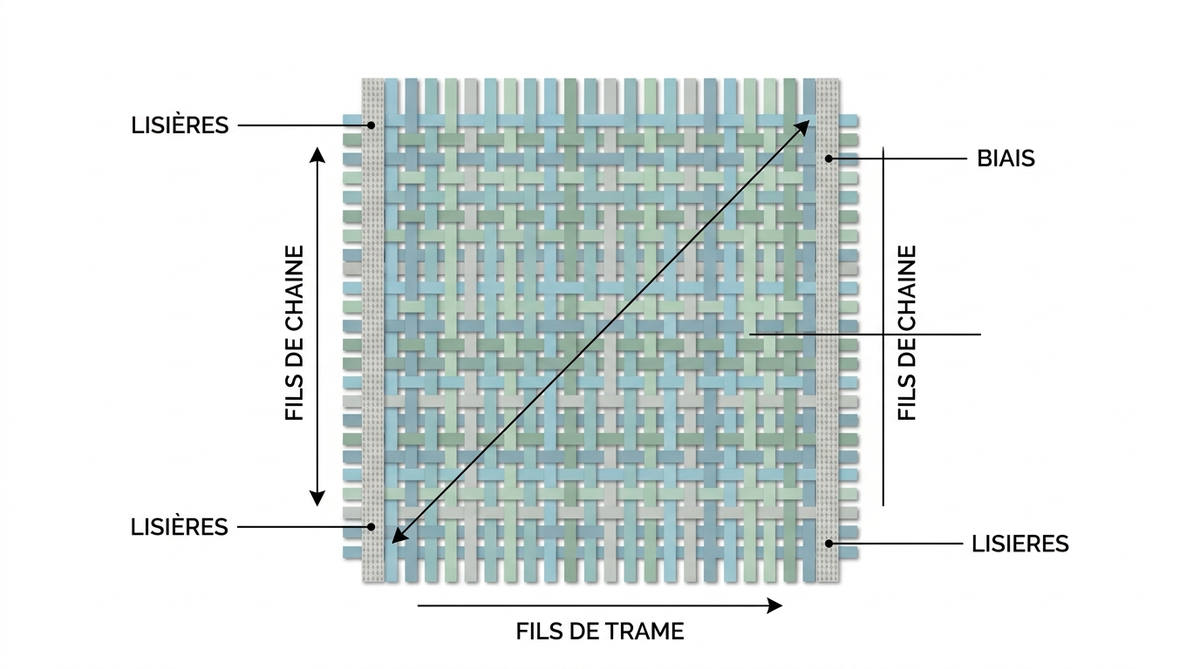 Droit fil en couture : définition, repérage et méthodes 3 droit fil — image 1