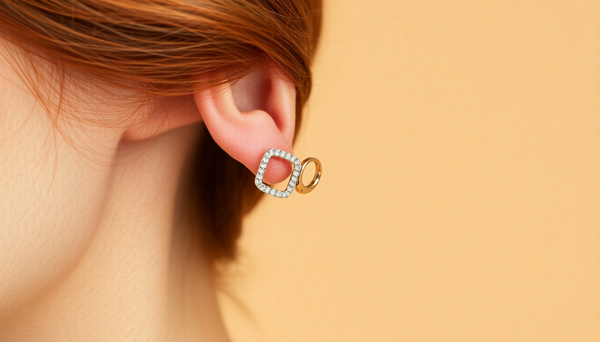 Earcuff femme : bijoux oreille sans perçage à acheter 2 earcuff — image 1