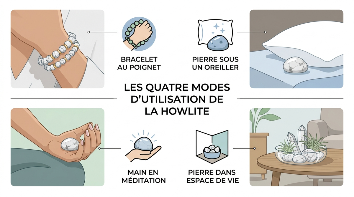 Howlite vertus : propriétés et bienfaits de la pierre 4 howlite vertus — image 2
