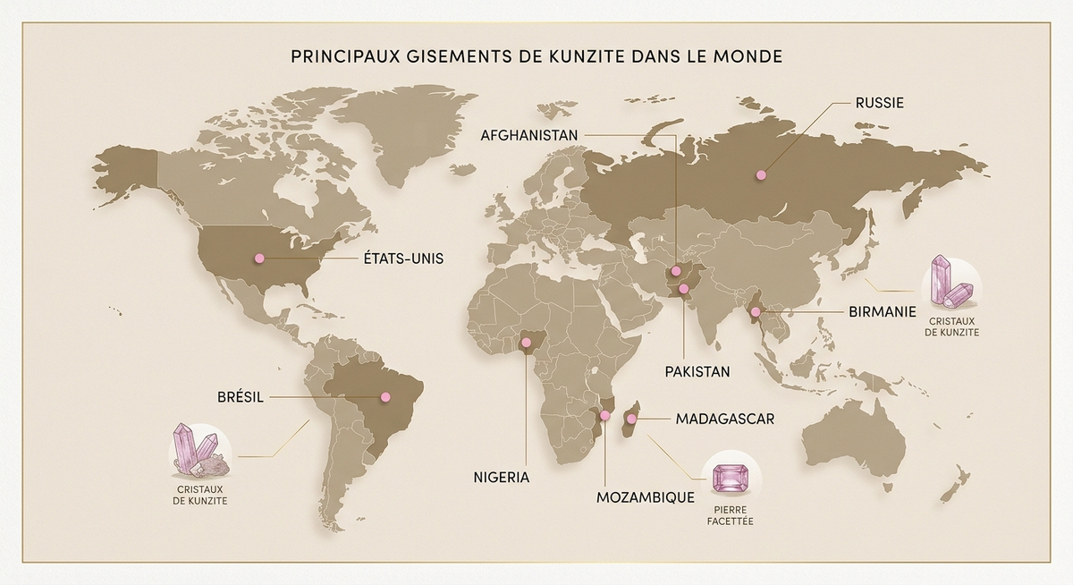 Kunzite : propriétés, bienfaits et guide complet 3 kunzite — image 1