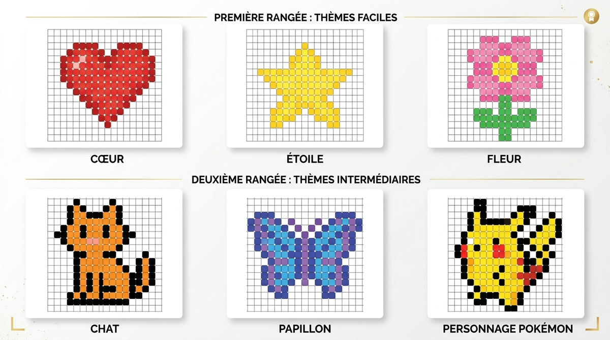 Modèle pour perles à repasser : guide complet et pratique 3 modèle pour perles à repasser — image 1