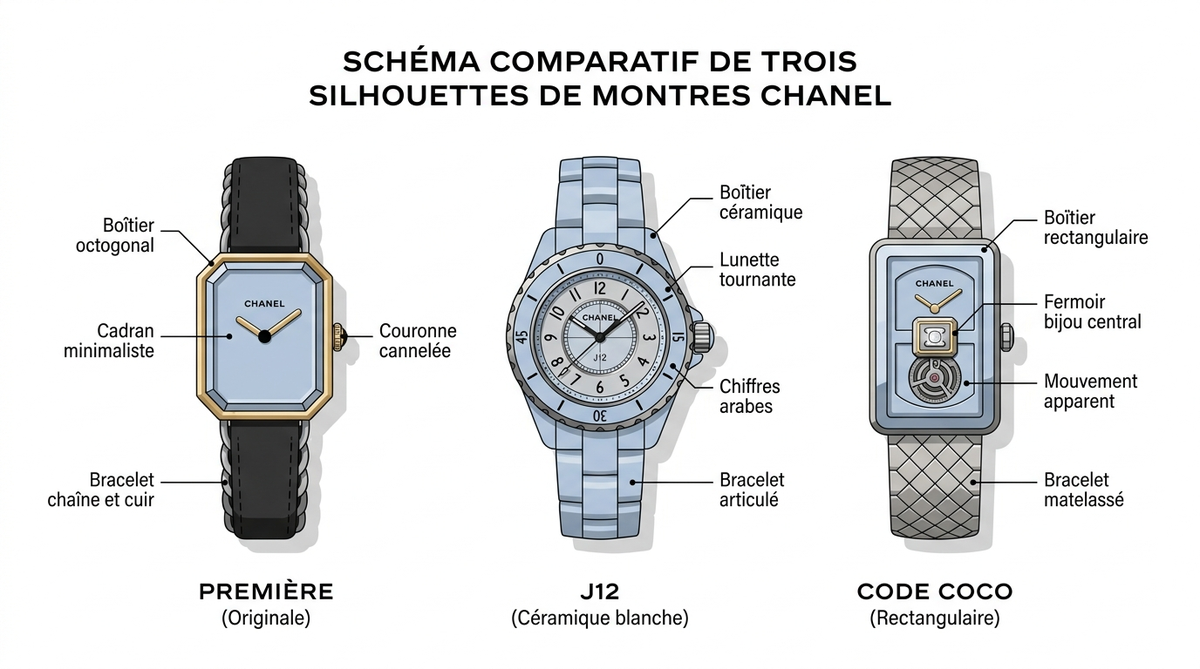Montres femme Chanel : collections et modèles iconiques 3 montre femme chanel — image 1