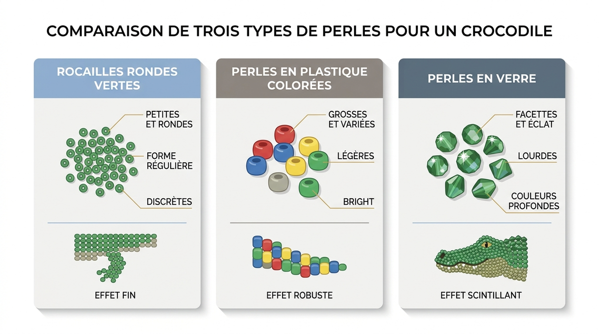 Perles crocodile : tuto DIY et guide matériaux complet 2 perles crocodile — image 1