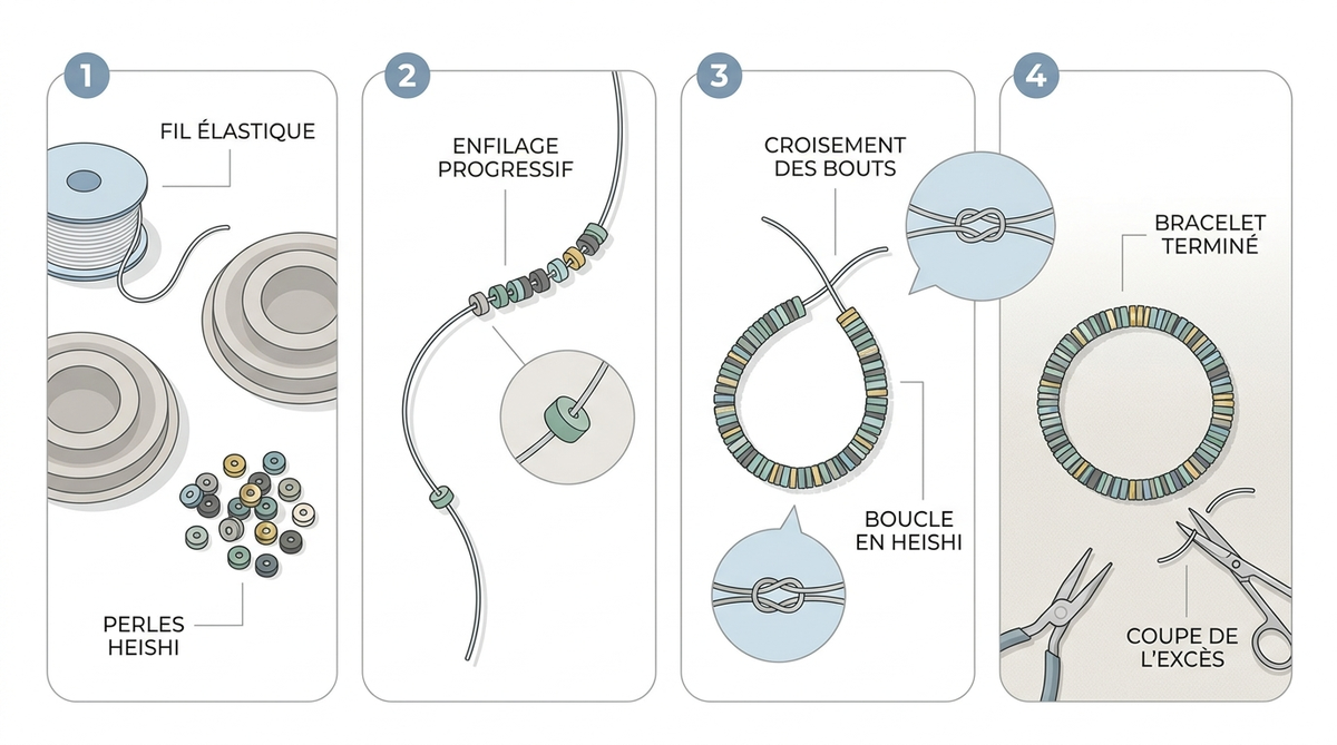 Perles heishi : guide pour choisir et créer vos bijoux 4 perles heishi — image 2