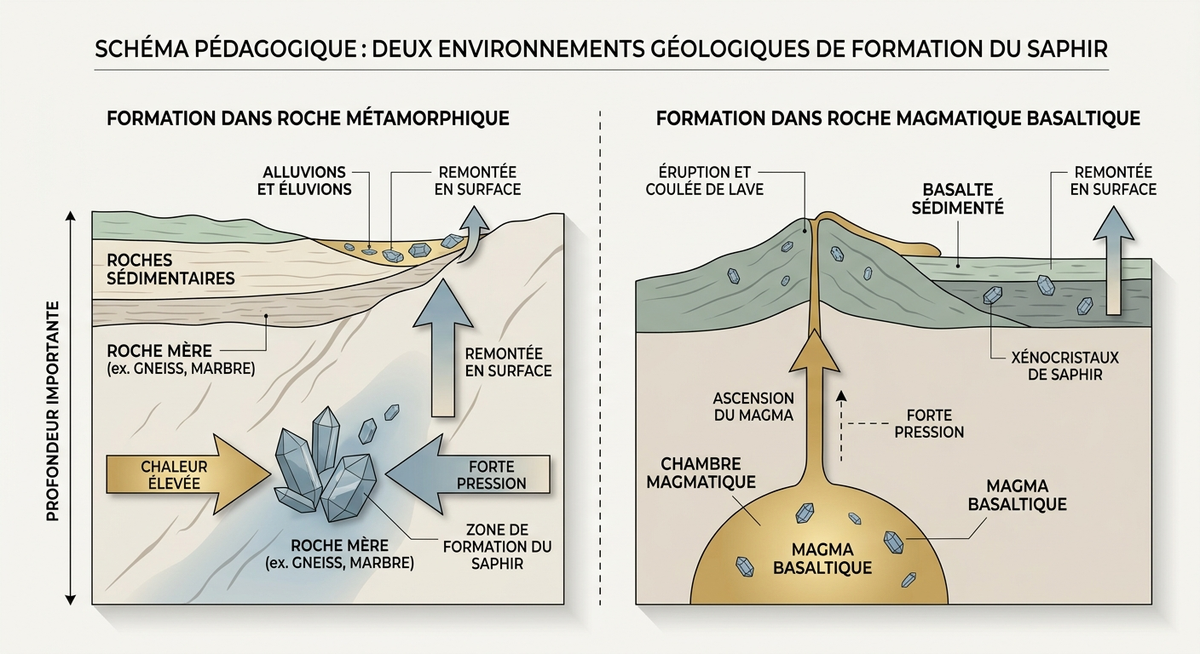 Pierre saphir : origines, couleurs et propriétés essentielles 3 pierre saphir — image 1